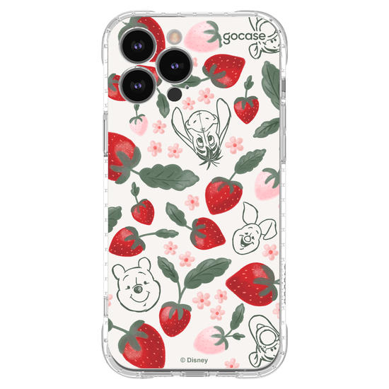 Capinha para celular  Turma do Pooh - Campo de Morangos