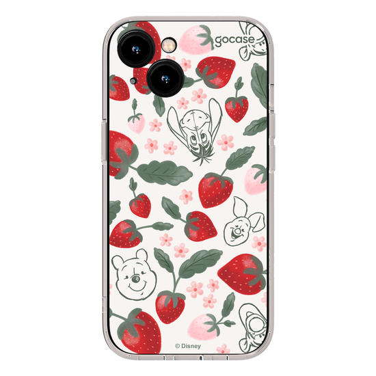 Capinha para celular  Turma do Pooh - Campo de Morangos