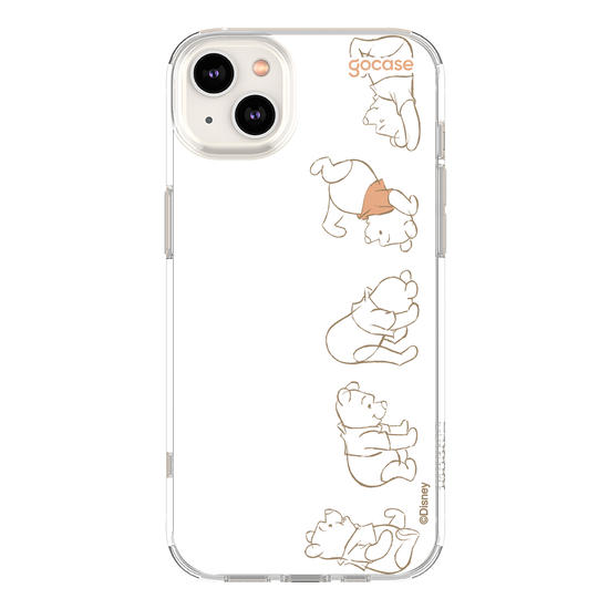 Capinha para celular  Turma do Pooh - Nome Vertical