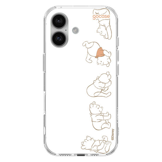 Capinha para celular  Turma do Pooh - Nome Vertical