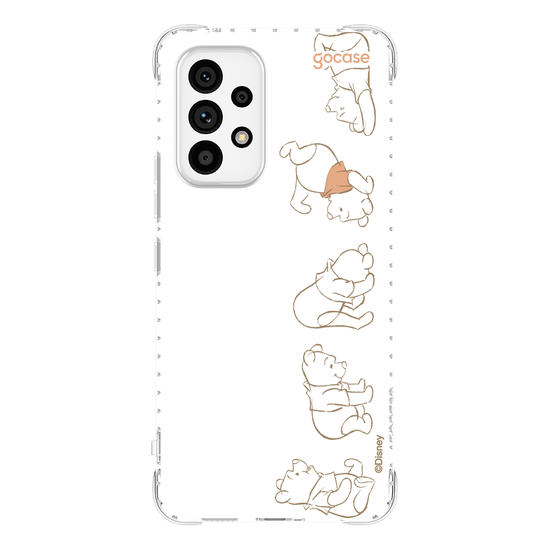 Capinha para celular  Turma do Pooh - Nome Vertical