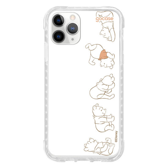 Capinha para celular  Turma do Pooh - Nome Vertical