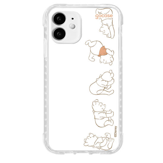 Capinha para celular  Turma do Pooh - Nome Vertical