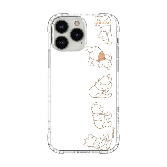 Capinha para celular  Turma do Pooh - Nome Vertical