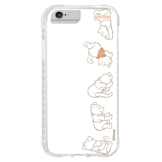 Capinha para celular  Turma do Pooh - Nome Vertical
