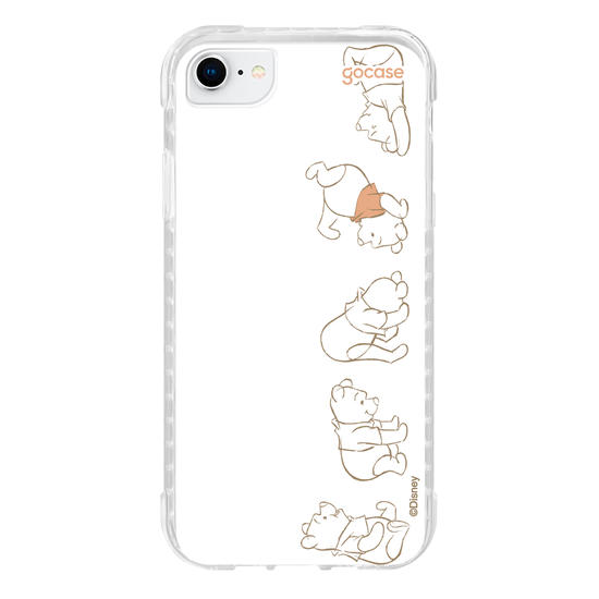 Capinha para celular  Turma do Pooh - Nome Vertical