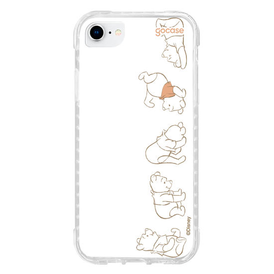 Capinha para celular  Turma do Pooh - Nome Vertical