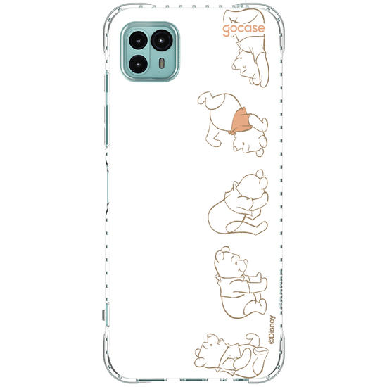 Capinha para celular  Turma do Pooh - Nome Vertical