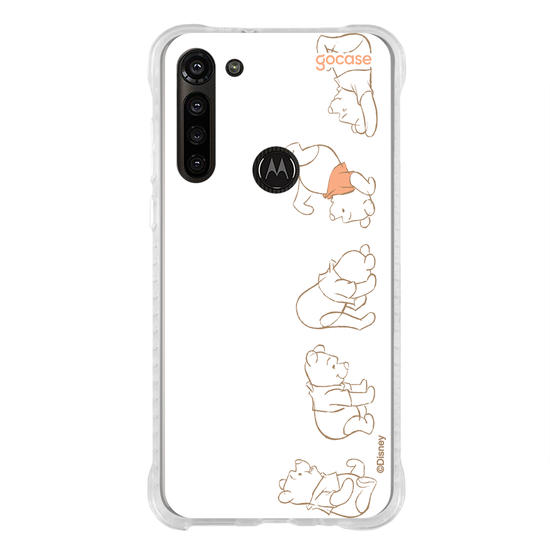 Capinha para celular  Turma do Pooh - Nome Vertical