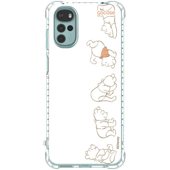 Capinha para celular  Turma do Pooh - Nome Vertical