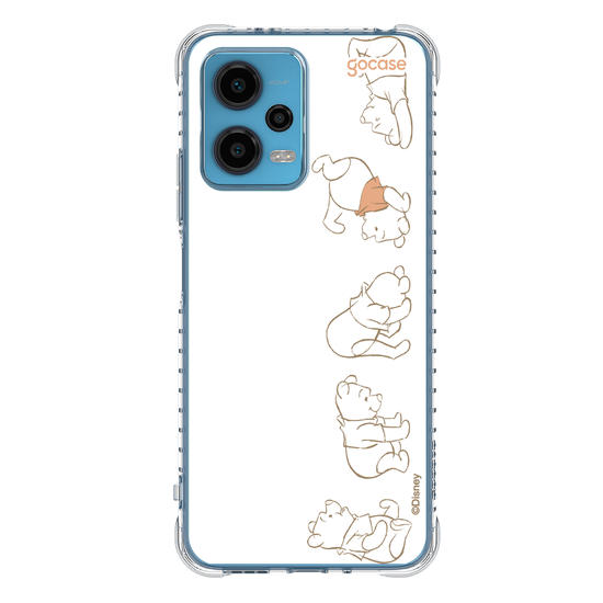 Capinha para celular  Turma do Pooh - Nome Vertical
