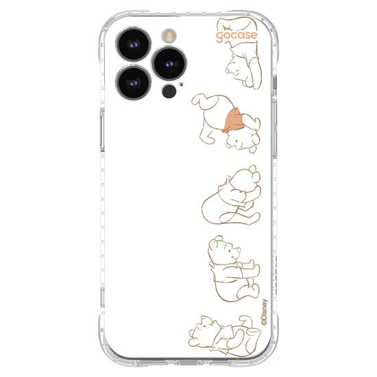 Capinha para celular  Turma do Pooh - Nome Vertical
