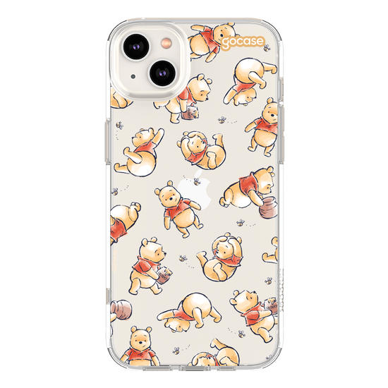 Capinha para celular  Turma do Pooh - Adorável Aquarela