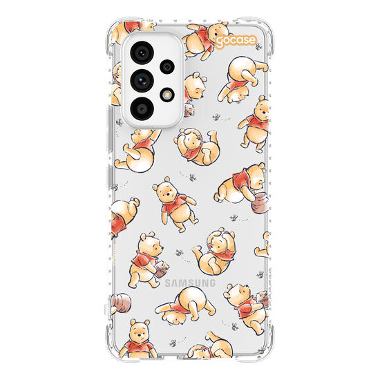 Capinha para celular  Turma do Pooh - Adorável Aquarela