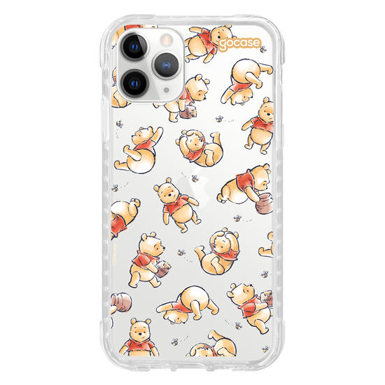 Capinha para celular  Turma do Pooh - Adorável Aquarela