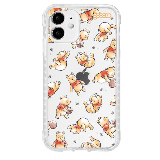 Capinha para celular  Turma do Pooh - Adorável Aquarela