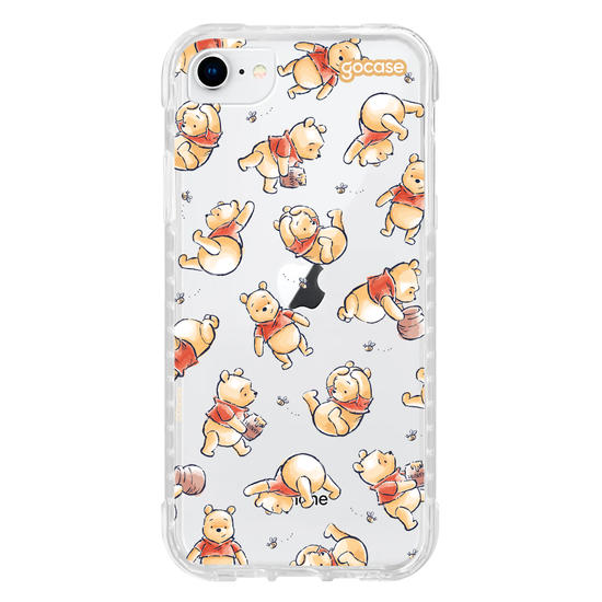 Capinha para celular  Turma do Pooh - Adorável Aquarela