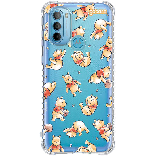 Capinha para celular  Turma do Pooh - Adorável Aquarela
