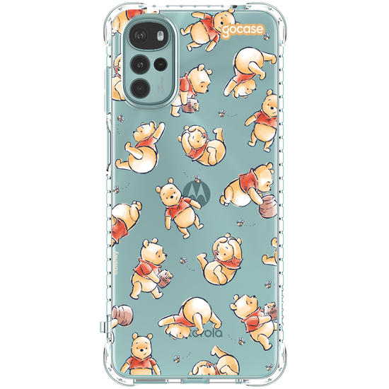 Capinha para celular  Turma do Pooh - Adorável Aquarela