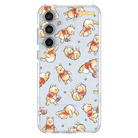 Capinha para celular  Turma do Pooh - Adorável Aquarela