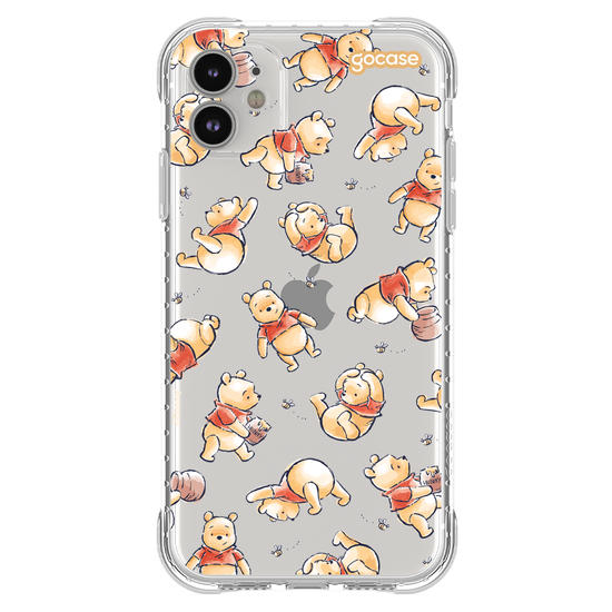 Capinha para celular  Turma do Pooh - Adorável Aquarela