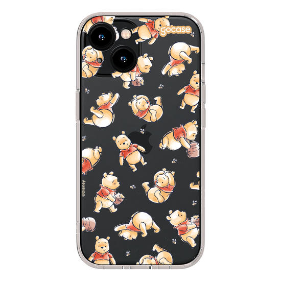 Capinha para celular  Turma do Pooh - Adorável Aquarela