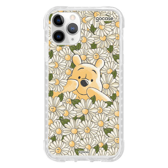 Capinha para celular  Pooh no Jardim