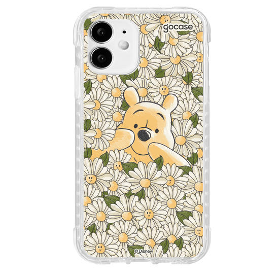 Capinha para celular  Pooh no Jardim