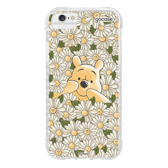 Capinha para celular  Pooh no Jardim