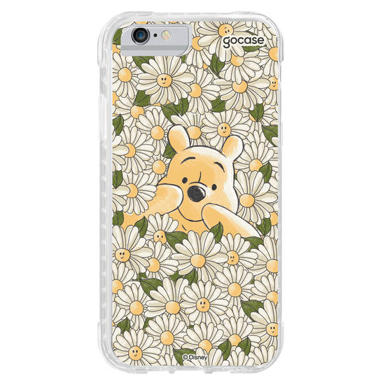 Capinha para celular  Pooh no Jardim