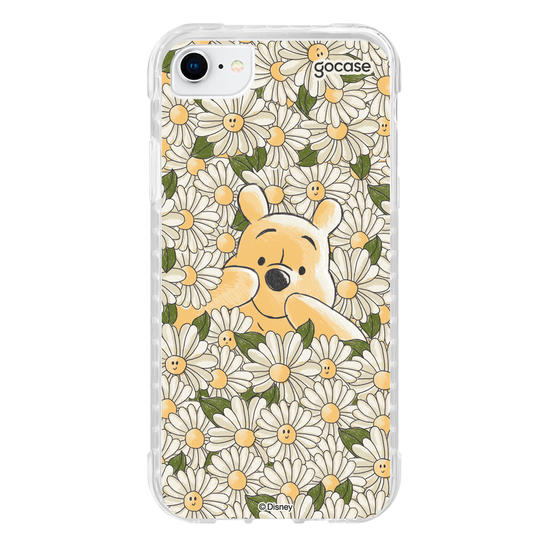 Capinha para celular  Pooh no Jardim