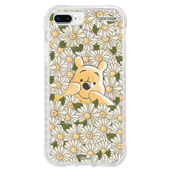 Capinha para celular  Pooh no Jardim