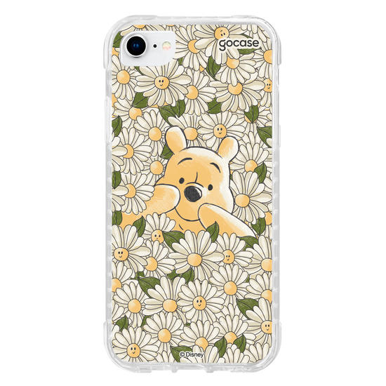 Capinha para celular  Pooh no Jardim