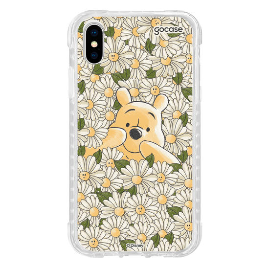 Capinha para celular  Pooh no Jardim