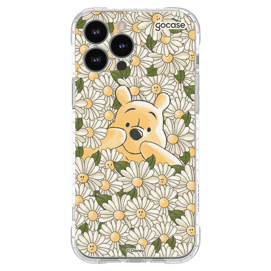 Capinha para celular  Pooh no Jardim