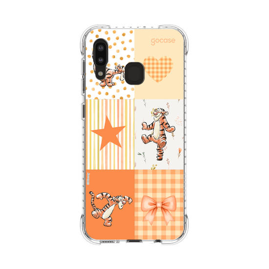 Capinha para celular  Ursinho Pooh - Colagem Orange