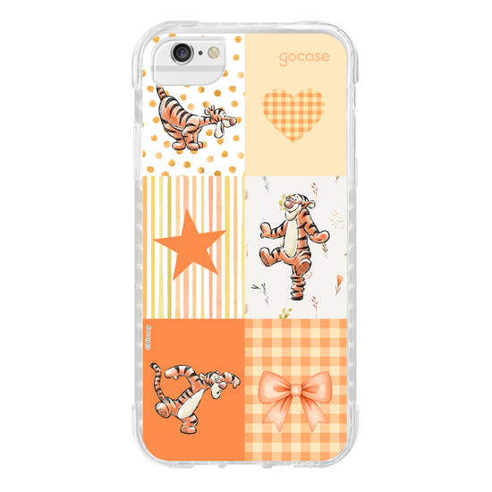 Capinha para celular  Ursinho Pooh - Colagem Orange