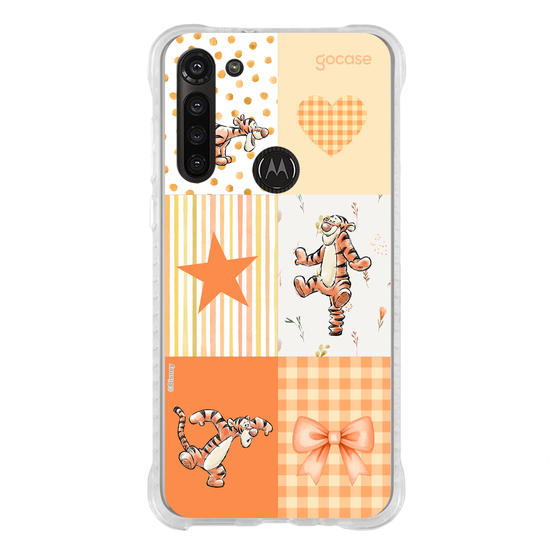 Capinha para celular  Ursinho Pooh - Colagem Orange