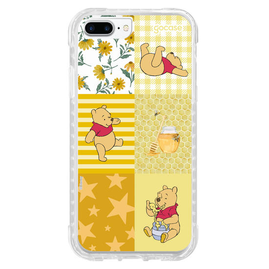 Capinha para celular  Ursinho Pooh - Colagem Honey