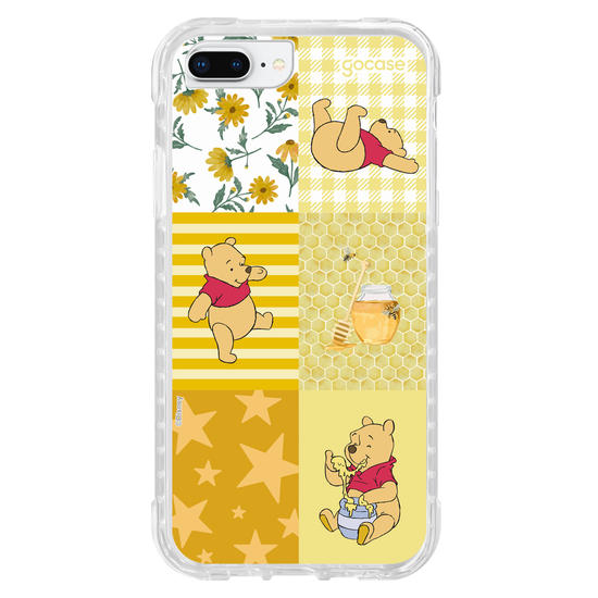 Capinha para celular  Ursinho Pooh - Colagem Honey
