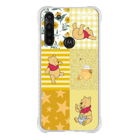 Capinha para celular  Ursinho Pooh - Colagem Honey
