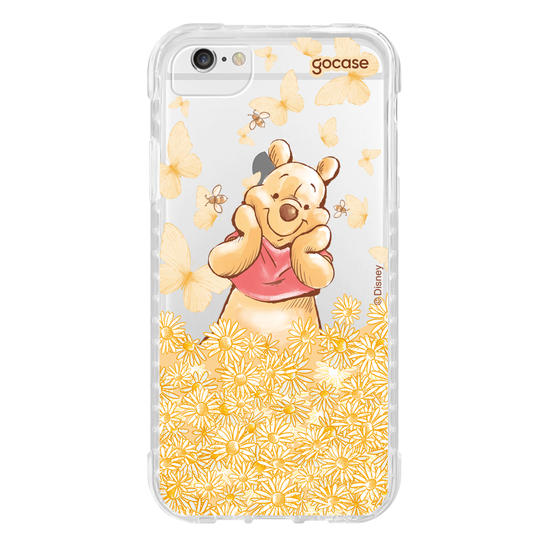 Capinha para celular Ursinho Pooh - Jardim do Pooh