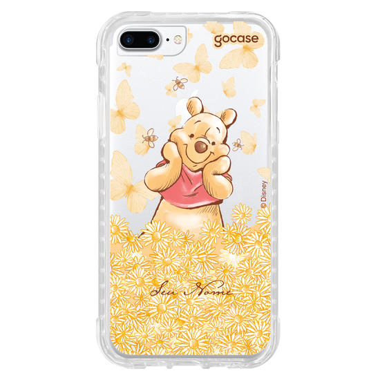 Capinha para celular Ursinho Pooh - Jardim do Pooh