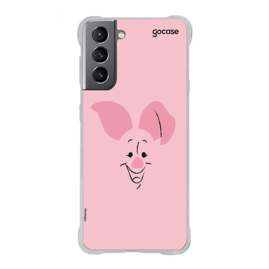 Capinha para celular  Ursinho Pooh - Leitão Minimalista