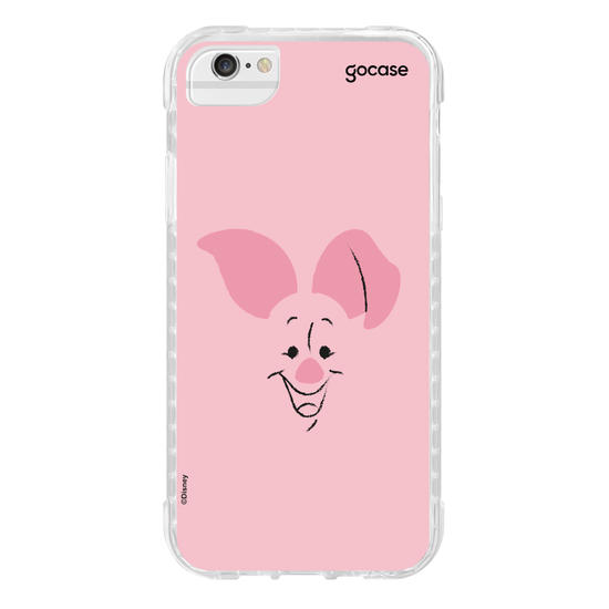 Capinha para celular  Ursinho Pooh - Leitão Minimalista