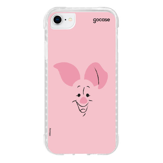 Capinha para celular  Ursinho Pooh - Leitão Minimalista