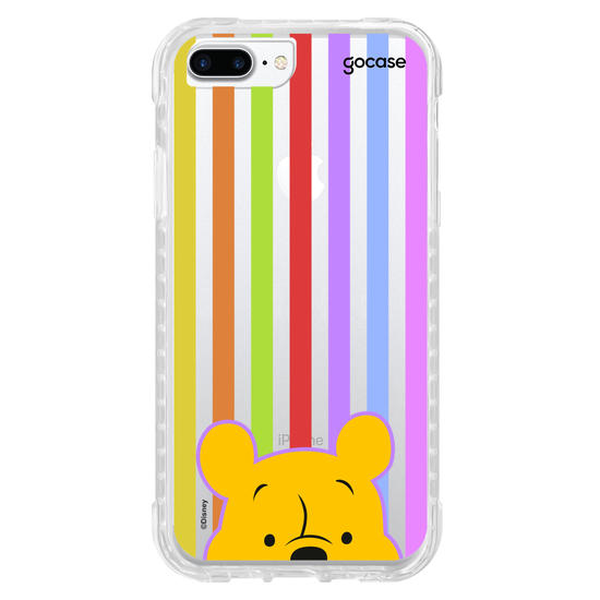 Capinha para celular  Ursinho Pooh - Listras Groovy