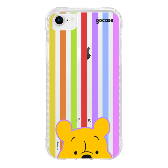 Capinha para celular  Ursinho Pooh - Listras Groovy