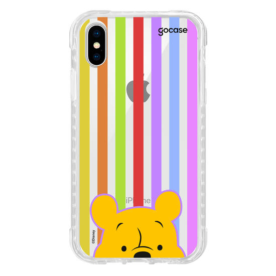 Capinha para celular  Ursinho Pooh - Listras Groovy