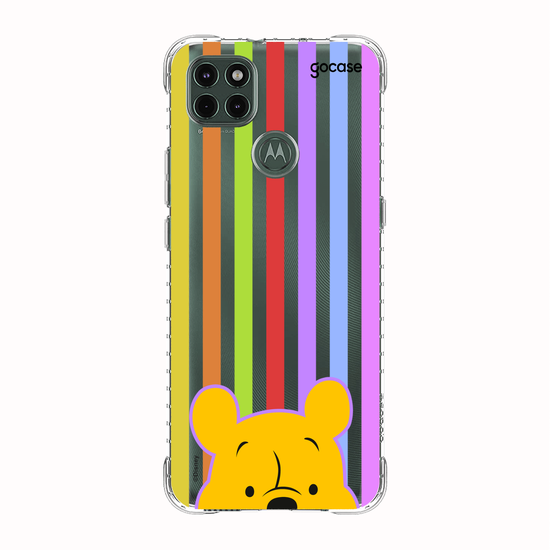 Capinha para celular  Ursinho Pooh - Listras Groovy